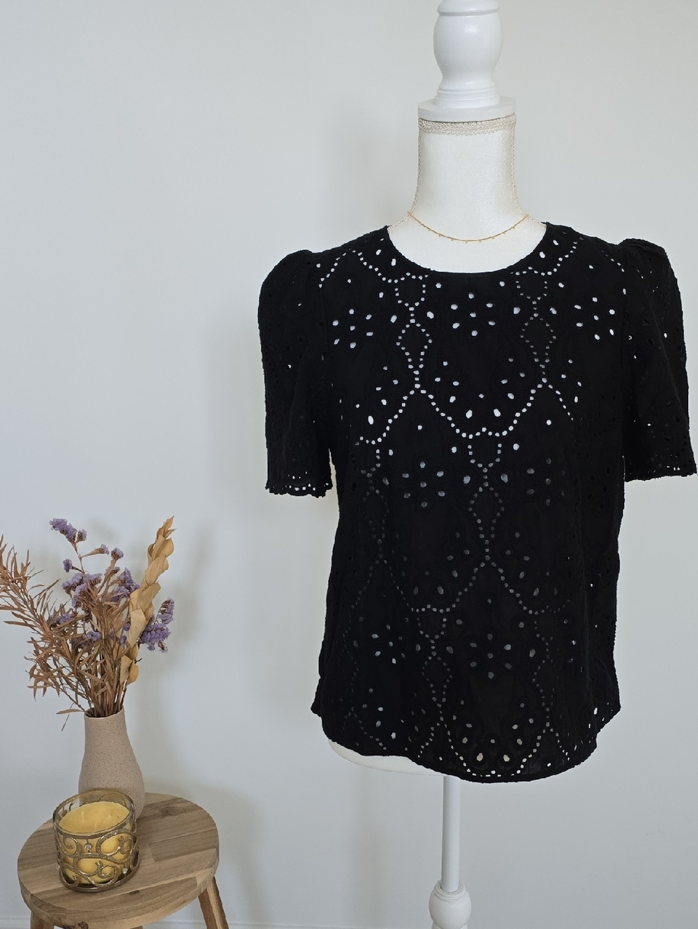 Sezane - Annabelle Top - Black - US 8